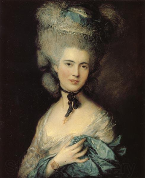 Thomas Gainsborough A woman in Blue